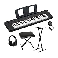 Amazon | YAMAHA NP-15B キーボード 61鍵盤 ヤマハ (BK ヘッドホン